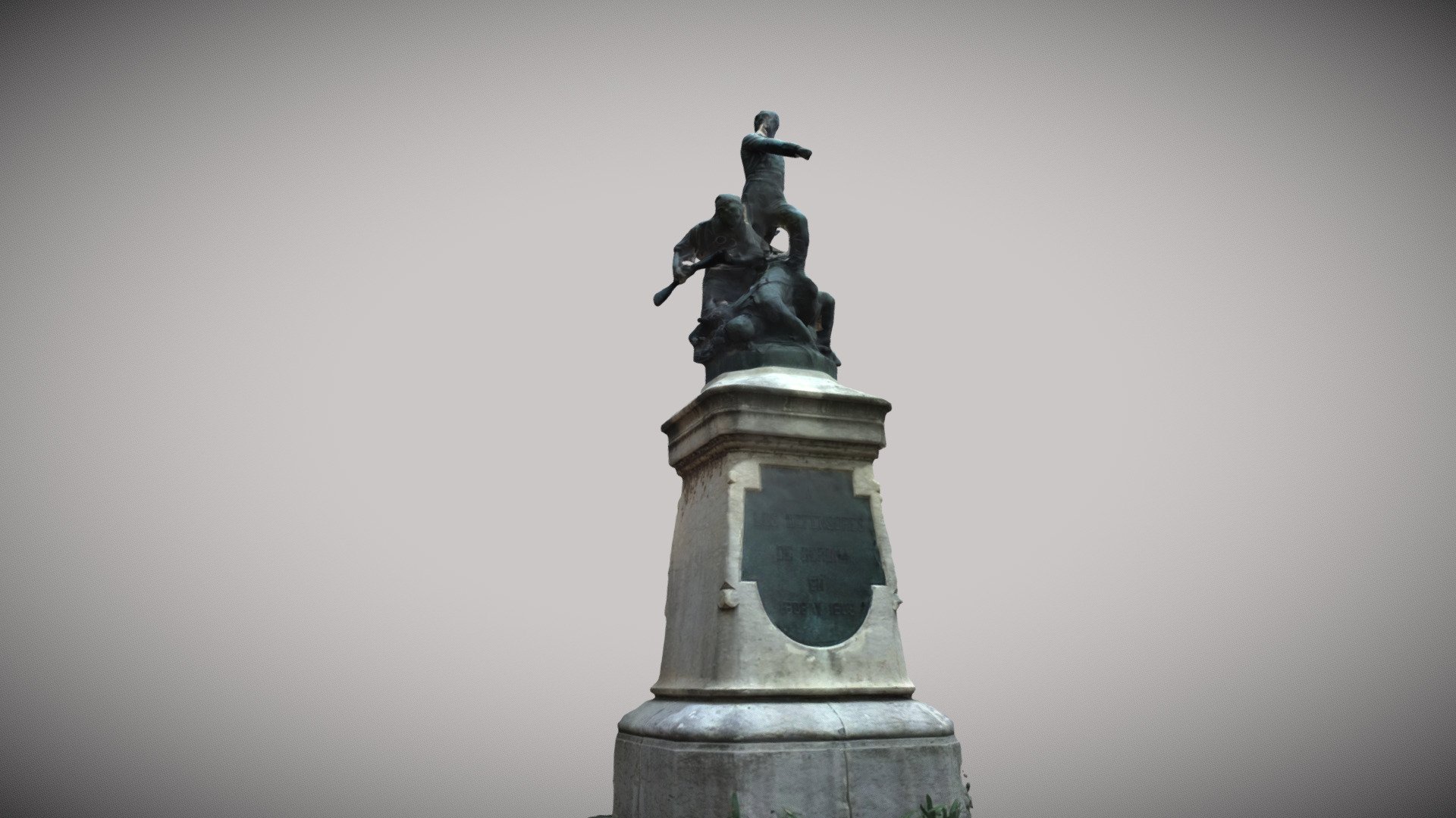 Monument to the city defenders. Girona.
