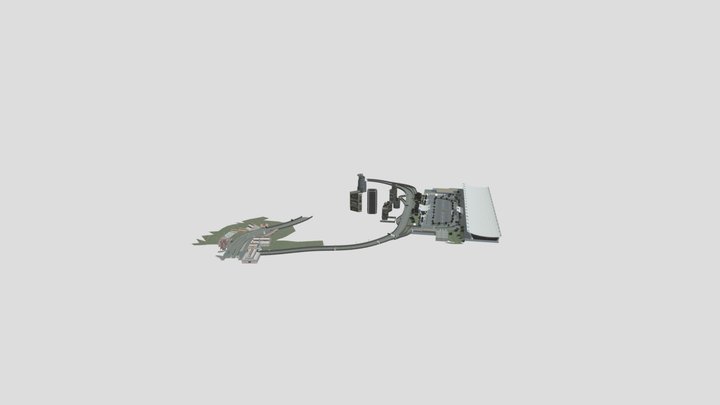 NFS U2 Airport (12mb glb) 3D Model