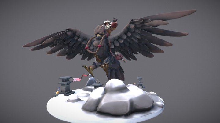 The Birdbarian 3D Model