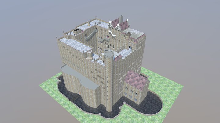 Castle huge furnished – Modelo 3D gratuito STL