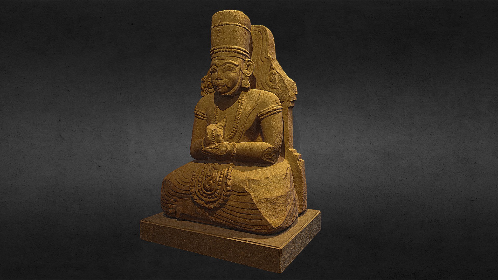 Champa sculpture - 3D model by Matthieu Peyrière (@Matt.P) [bb016e5 ...
