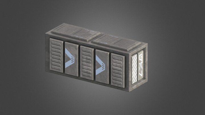 Sci-fi Container #2 - Star Wars 3D Model