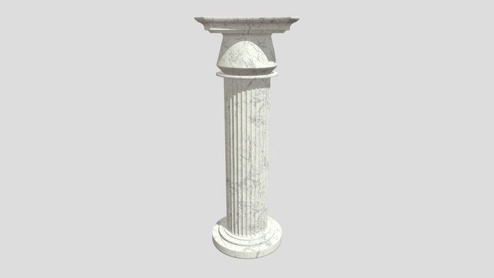 Antique column 3D Model