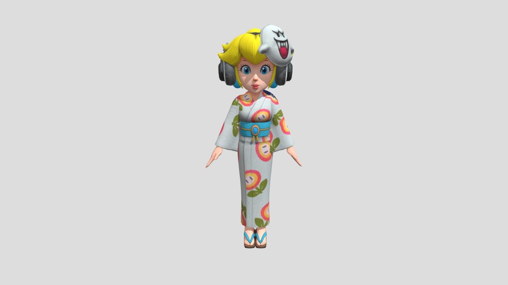 Princess Peach Yukata Headphones