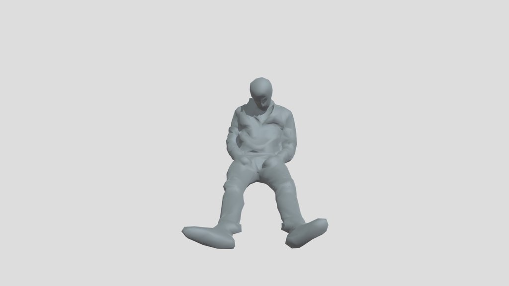 Lowpoly Hobo Sleeping