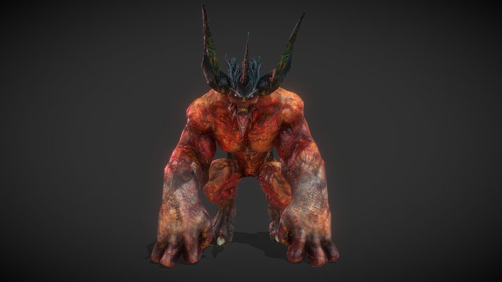 Mobs! Hell Demon 3D Model