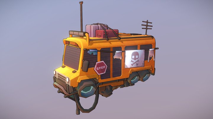 Bus (old version) 3D Model