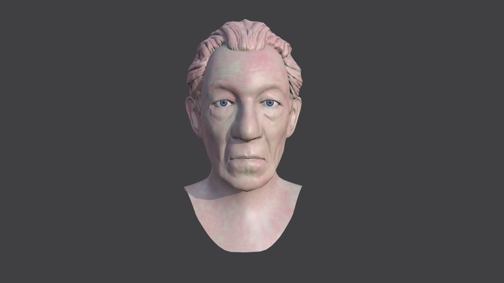 Ian McKellan Sculpt 3D Model