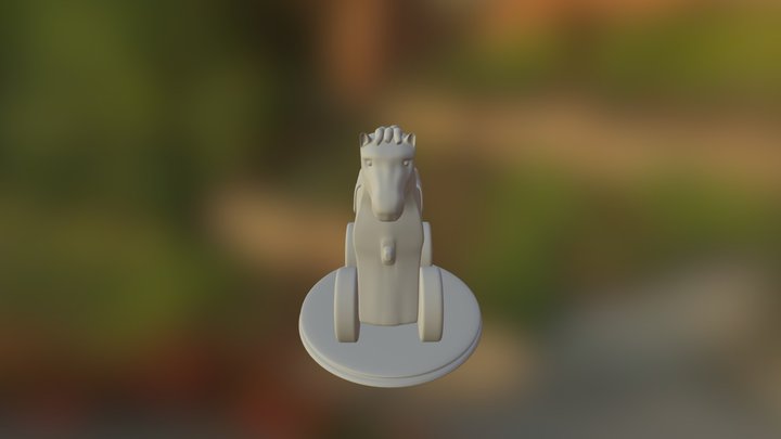 Horse 3D Print 3D Model