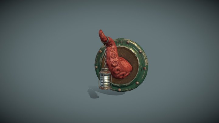tentacle Lantern Holder 3D Model