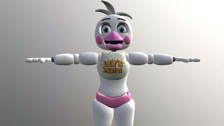 Funtime Toy Chica 3D Model