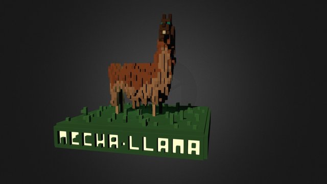 Mecha-Llama for weekly voxels 3D Model