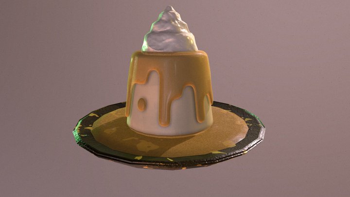 Pudding Honey 3D Model