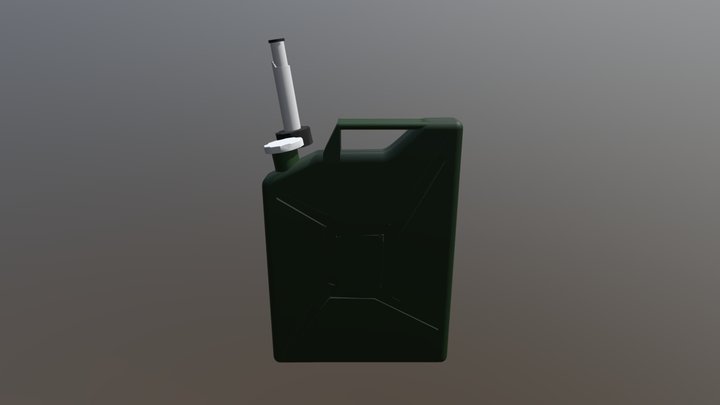 E Bic Gas Can 3D Model