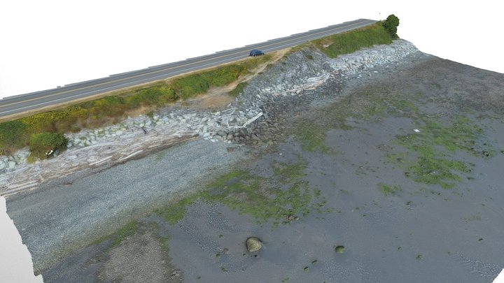 Lummi Shore Road Revetment 3D Model