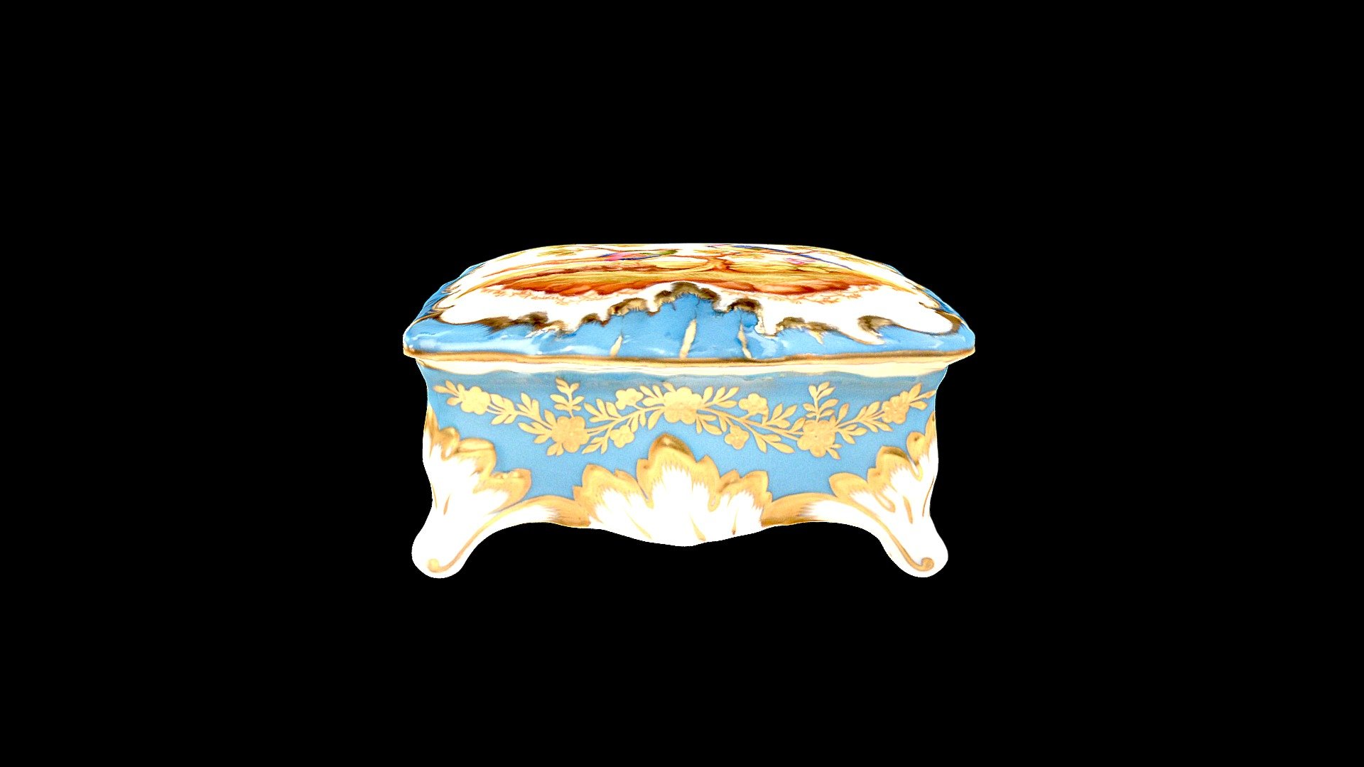 Music box 07849091 SP129 3D model by Herend Porcelain Manufactory