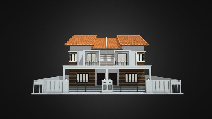 TAMAN SERI AROMA, Jln Parit Buaya, Muar 3D Model