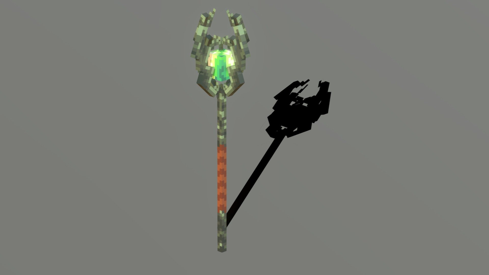 Emerald Staff - 3D model by Edge (@ItsEdge) [bb1011e] - Sketchfab