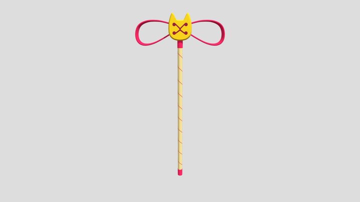 Ceroba Ketsukane Wand/Rod 3D Model