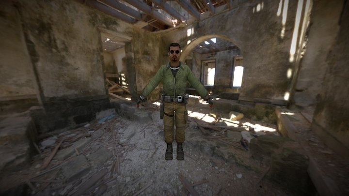 Elite Terrorist CS:GO 3D Model