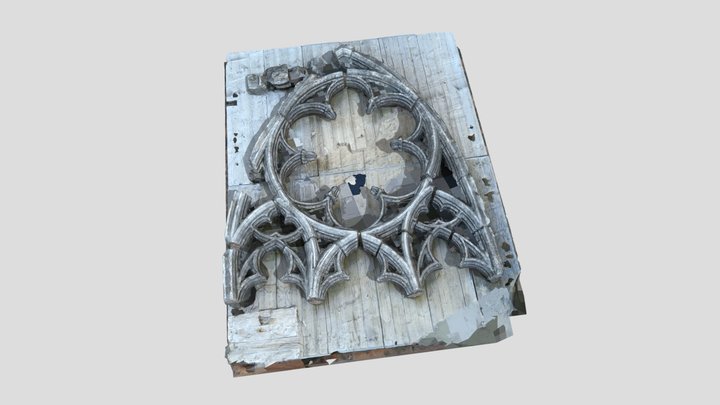 Gothic Window 3D Model