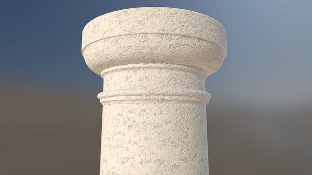 Tuscan Column 3D Model