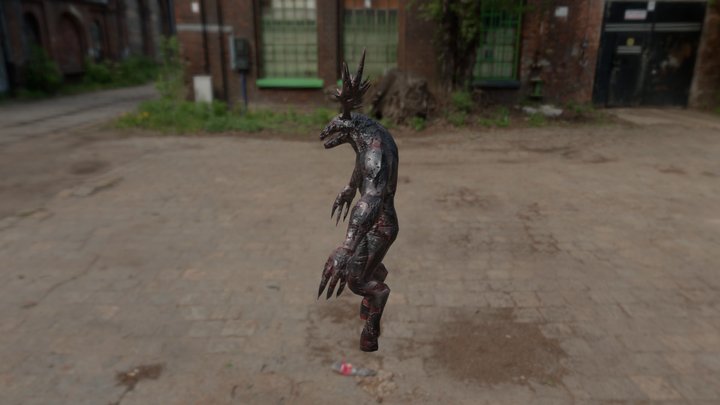 Vendigo dead burned 3D Model