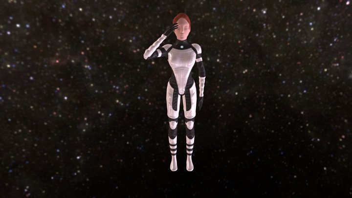 Space Suit WIP 3D Model