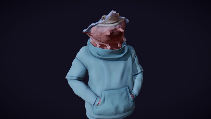 Mata Mata Techwear Turtle 3D Model