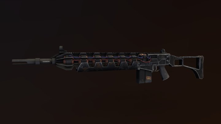 Гаусс пушка | STALKER AMUR (УСТАРЕЛА) 3D Model