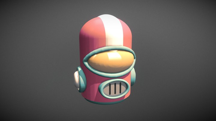 Gary's Helmet 3D Model