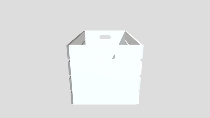 3d Box without texture 3D Model
