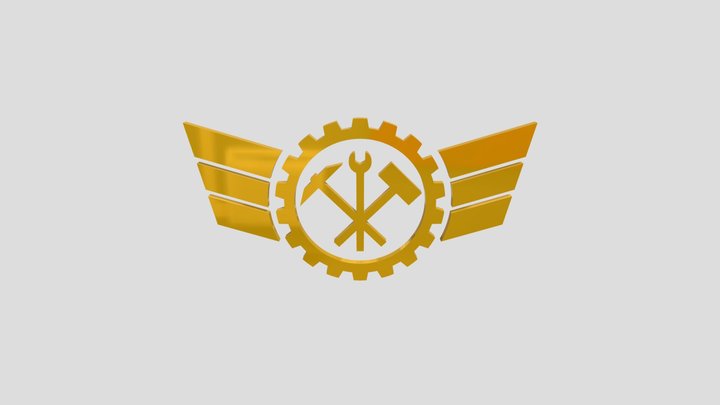 Rock Raiders Logo 3D Model