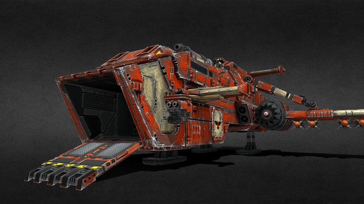 Thunderhawk 3D Model