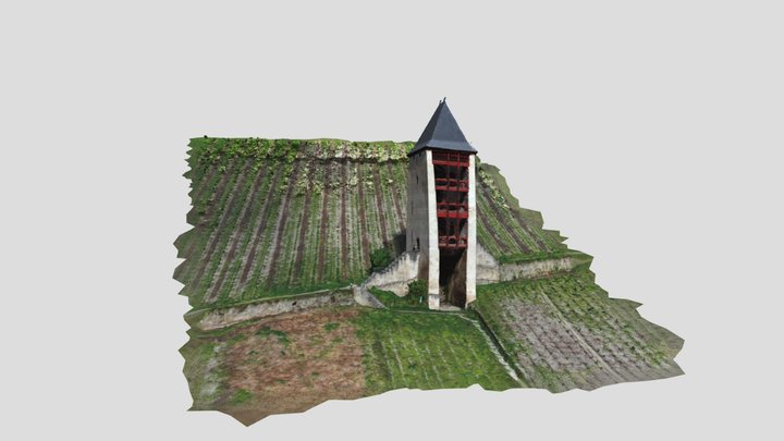 Bacharach Postenturm 3D Model