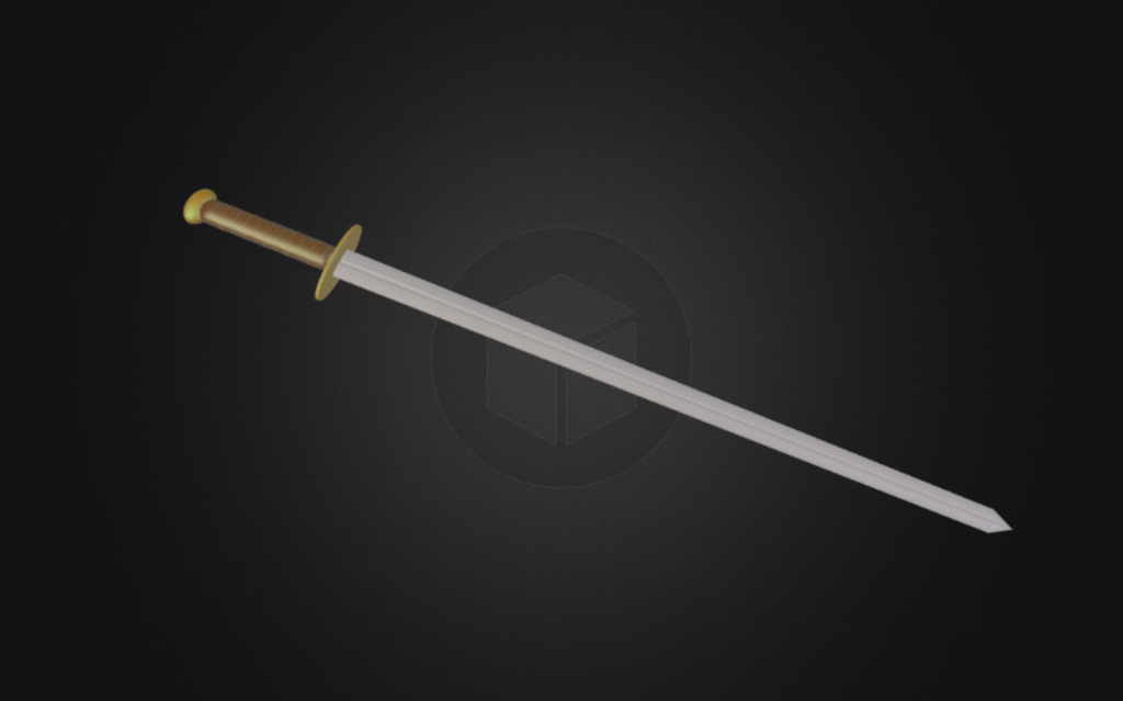 Bastard Sword 3 pieces.blend 3D model by sarmstrong8979 [bb185b1] Sketchfab