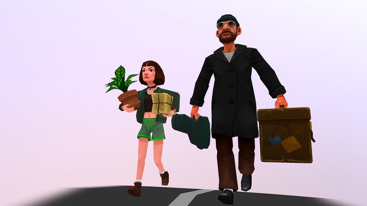 Leon and Matilda 3D Model