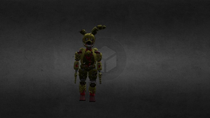 Spring Trap 3D 3D Model