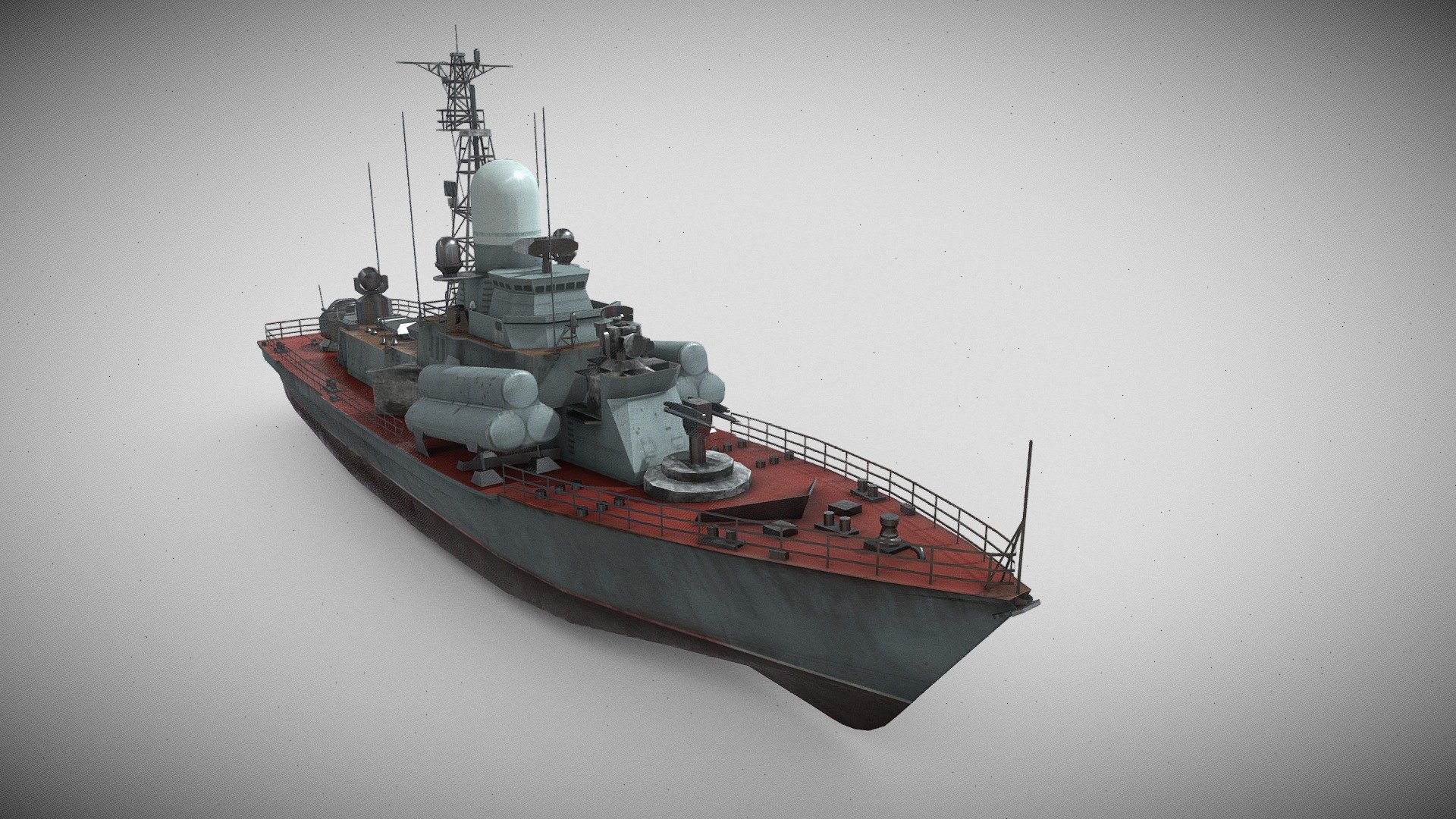 Nanuchka-class corvette - Buy Royalty Free 3D model by cgpresso