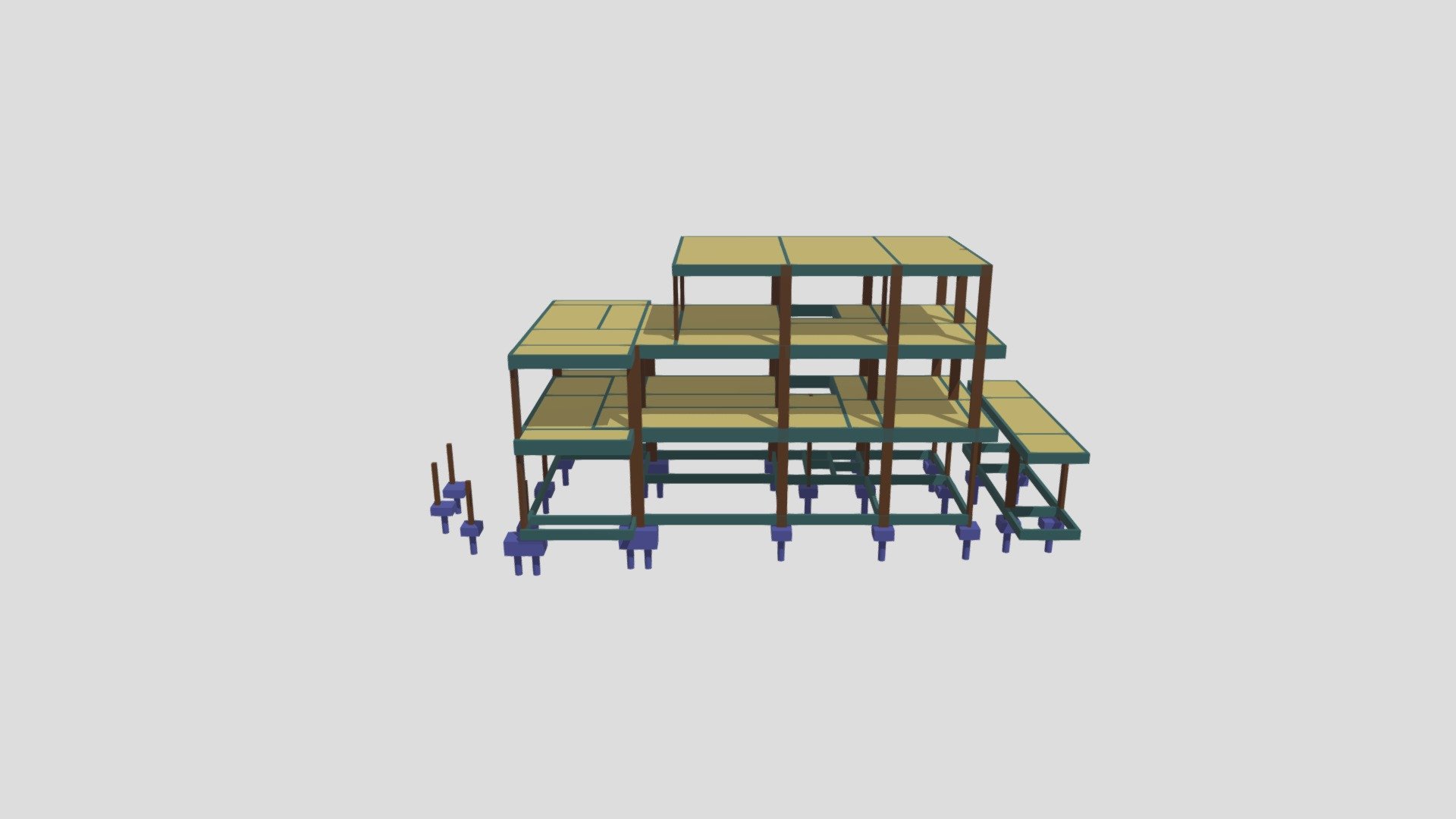 Jardins de Maria - Rafael - 3D model by ericfontes [bb1a520] - Sketchfab