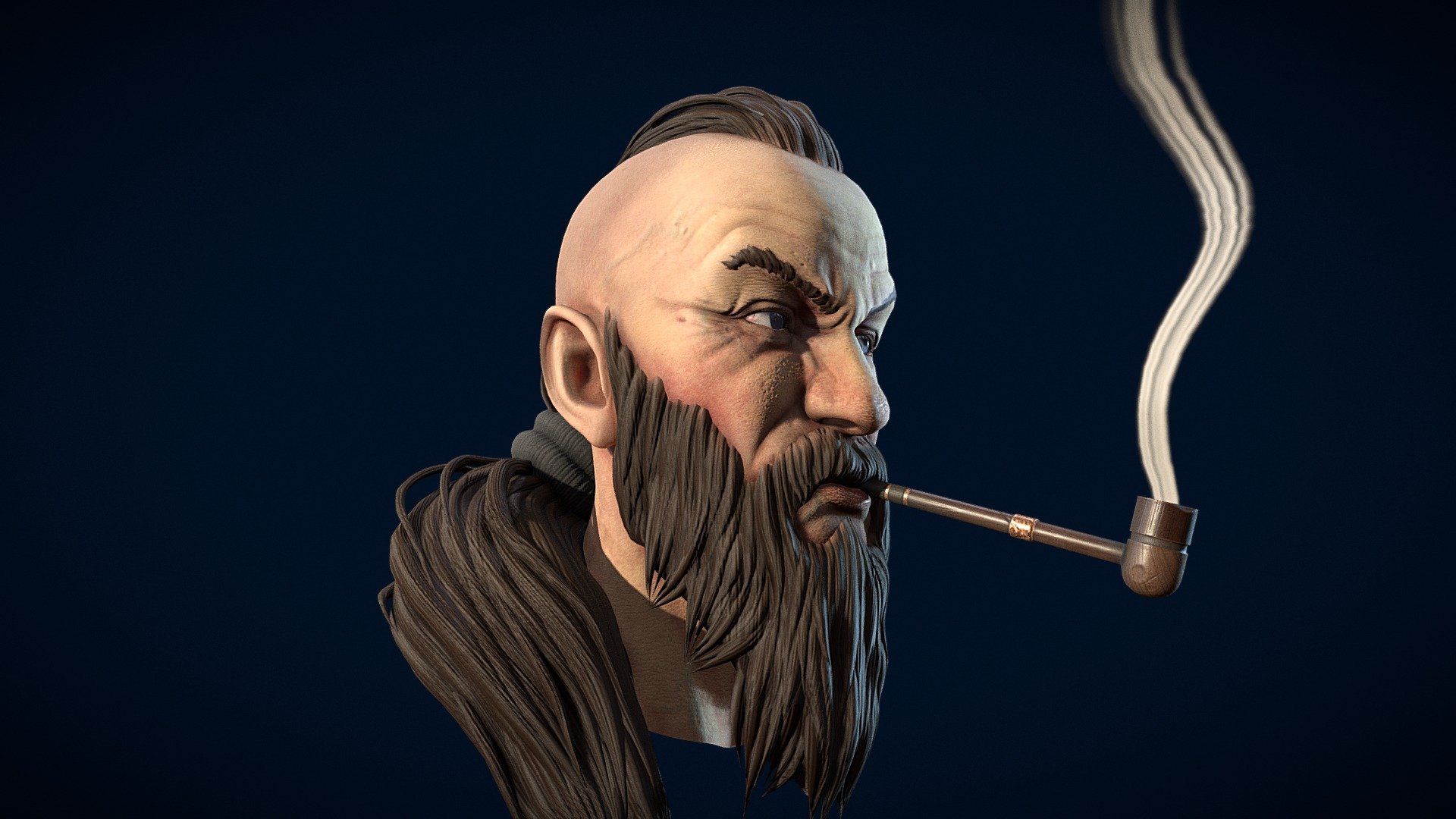 Character Creation Assignment: Realtime Head - 3D model by Dennis ...