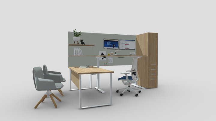 Vivid - Private Office | Alternate 3D Model