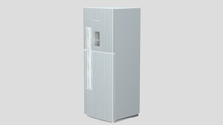 Modern Fridge 3D Model
