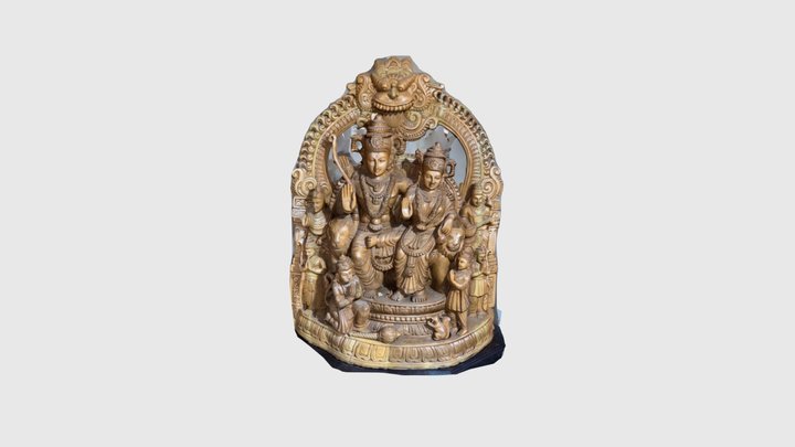 Sree Rama parivar 3D Model