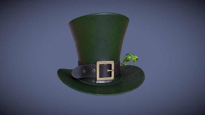 St. Patricks Day Leprechaun Hat 3D Model