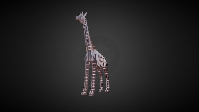 Manchester Giraffe 3D Model