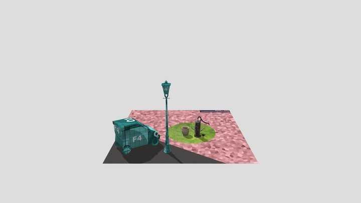 Unwrap of 6 props 3D Model