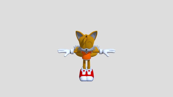 Tails_L_track B.model 3D Model
