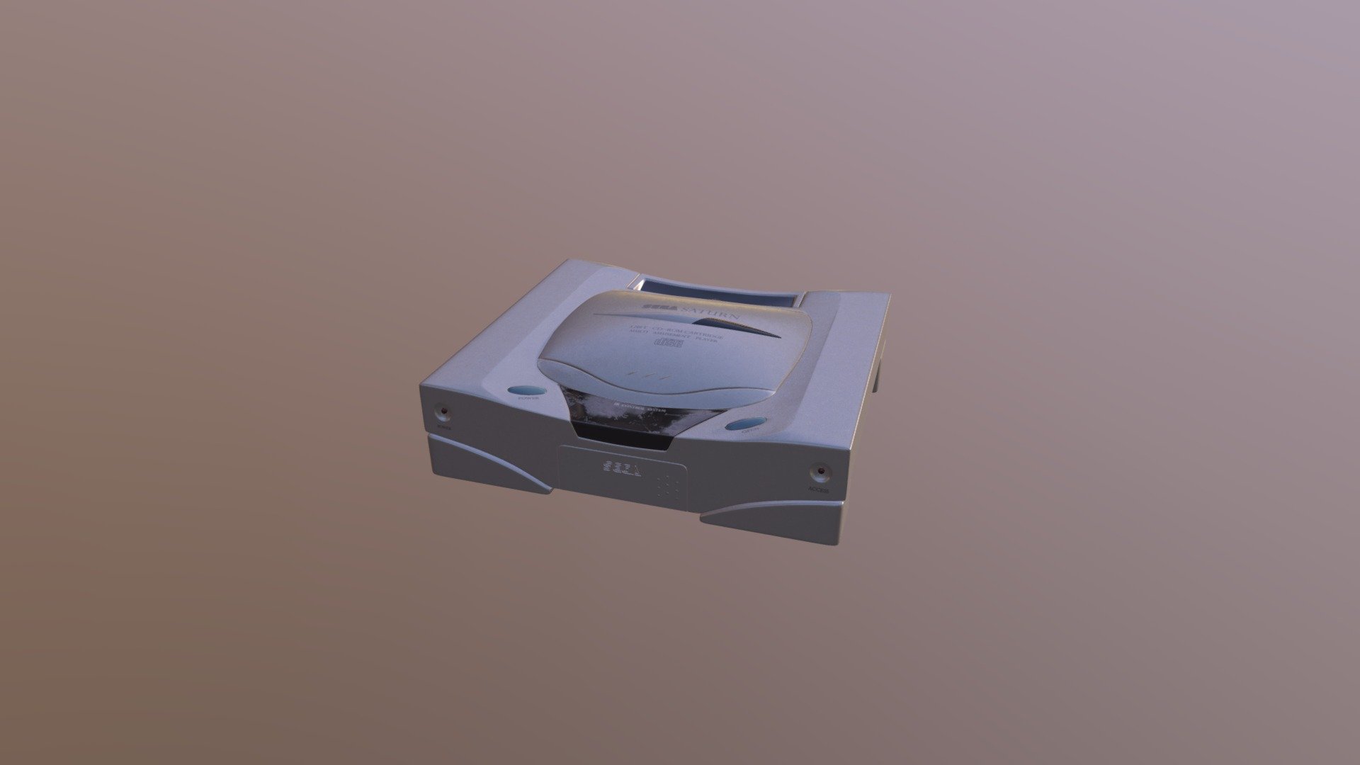 Sega Saturn 3d Model By Absolute3d Bb1e943 Sketchfab 7688