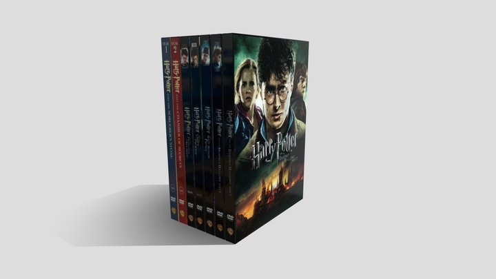 Harry Potter - movie collection 3D Model